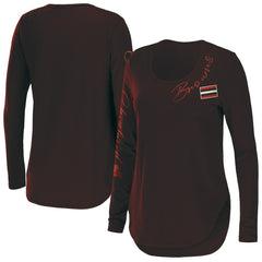 WEAR by Erin Andrews Women's Team Scoop Neck T-Shirt - Cleveland Browns T-shirts