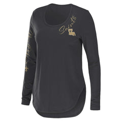 WEAR by Erin Andrews Women's Team Scoop Neck T-Shirt - New Orleans Saints T-shirts