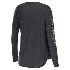 WEAR by Erin Andrews Women's Team Scoop Neck T-Shirt - New Orleans Saints T-shirts