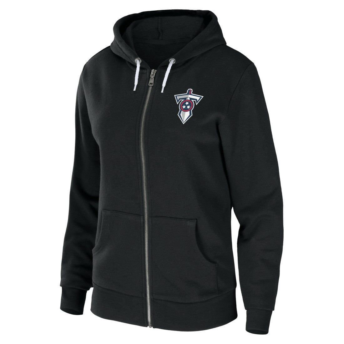 WEAR by Erin Andrews Women's Sponge Fleece Full-Zip Hoodie - Tennessee Titans Hoodies