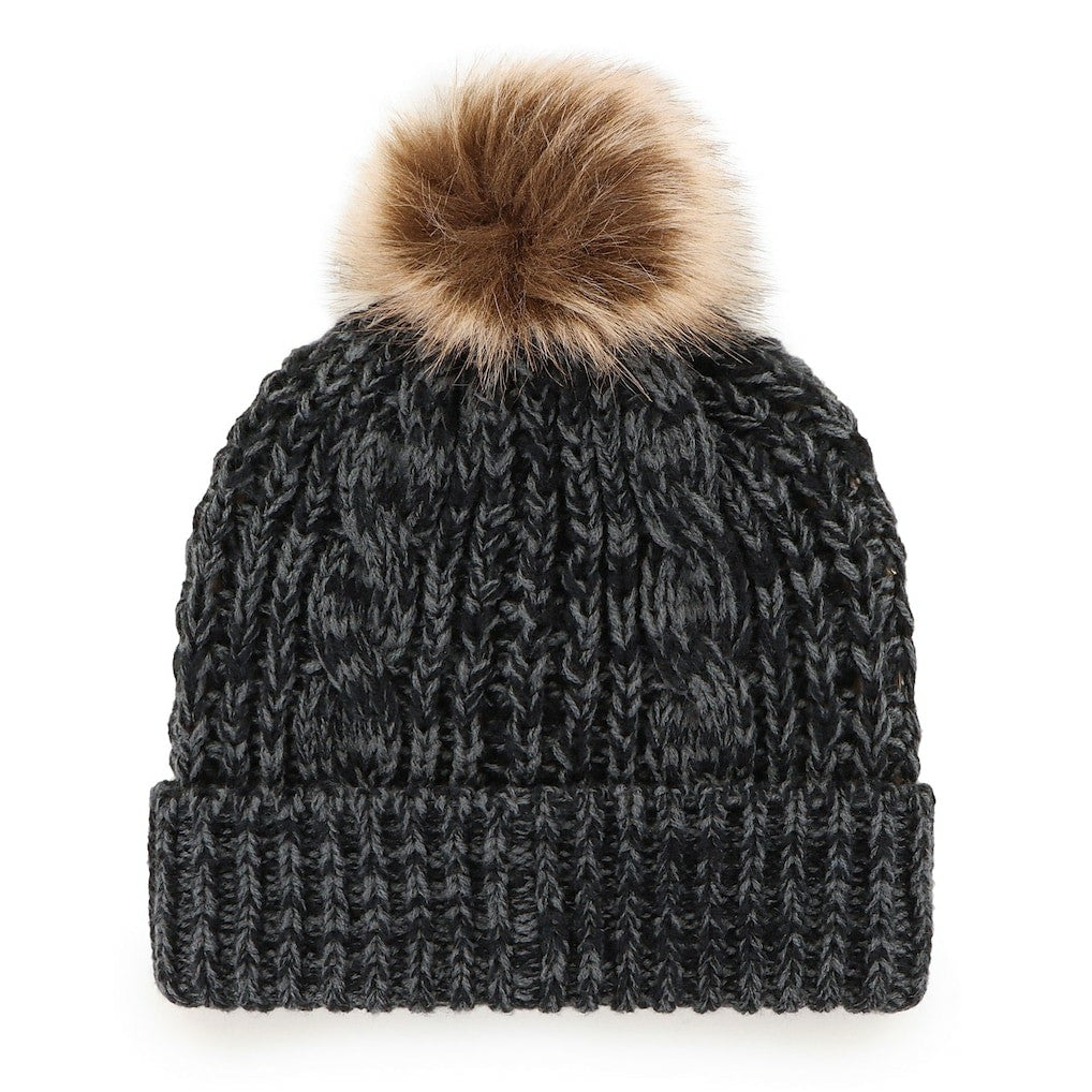 '47 Women's Meeko Cuffed Knit Hat with Pom - Carolina Panthers Hats