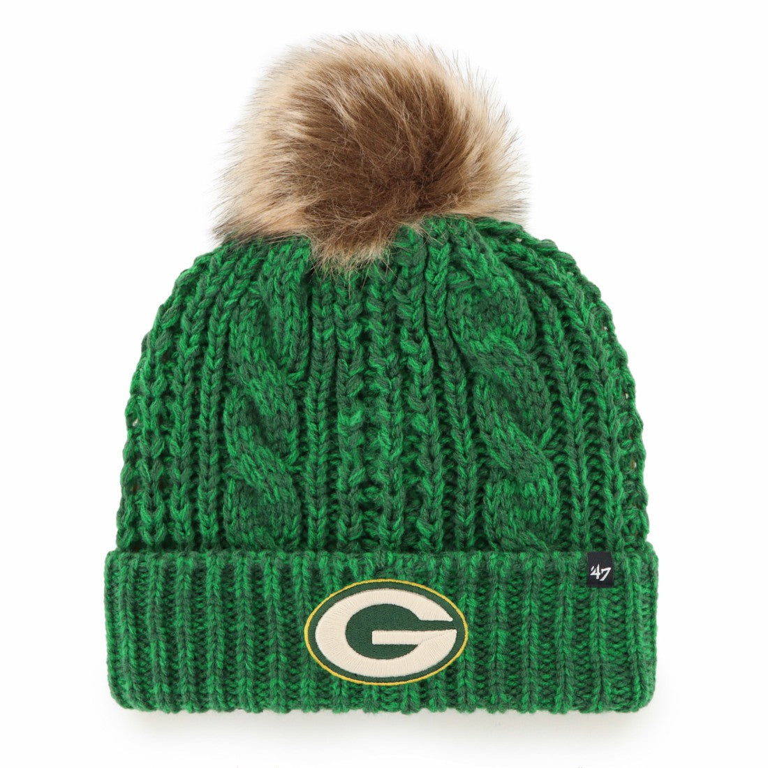 '47 Women's Meeko Cuffed Knit Hat with Pom - Green Bay Packers Hats
