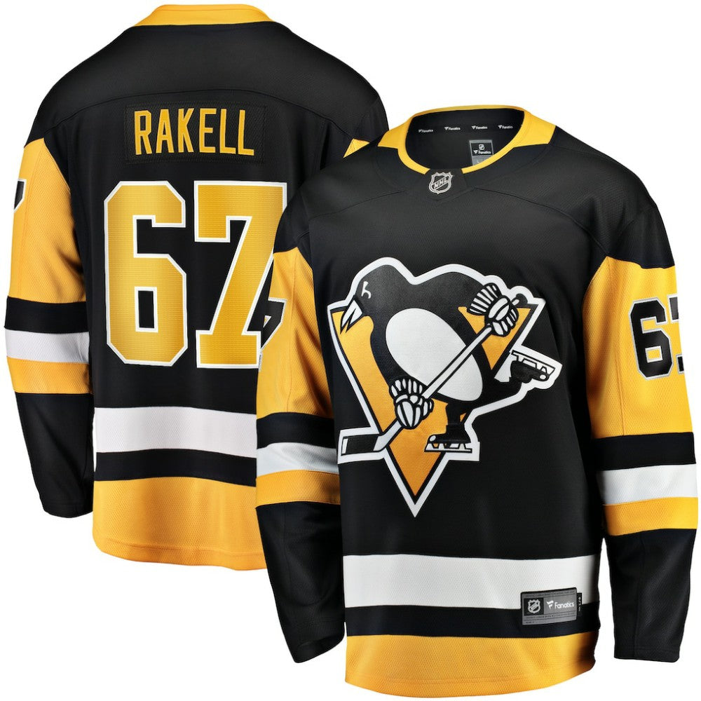 NHL Rickard Rakell Pittsburgh Penguins Fanatics Home Breakaway Player Jersey