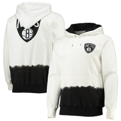 Brooklyn Nets FISLL Double Dribble Dip-Dye Pullover Hoodie