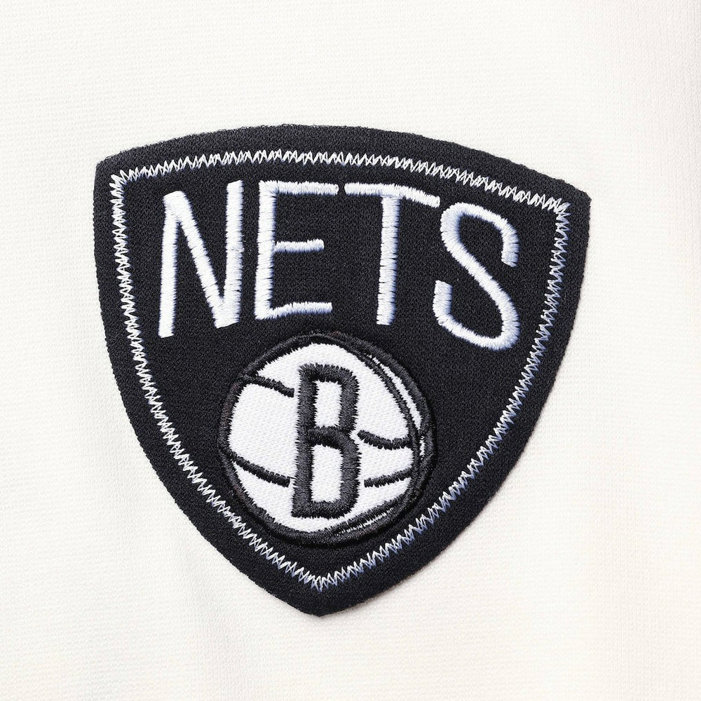 Brooklyn Nets FISLL Double Dribble Dip-Dye Pullover Hoodie