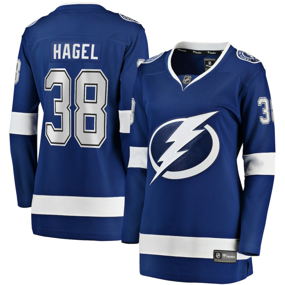 NHL Brandon Hagel Tampa Bay Lightning Fanatics Women's Home Breakaway Player Jersey