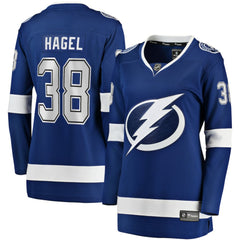 NHL Brandon Hagel Tampa Bay Lightning Fanatics Women's Home Breakaway Player Jersey