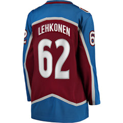 NHL Artturi Lehkonen Colorado Avalanche Fanatics Women's Home Breakaway Player Jersey