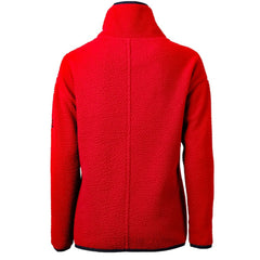 Red Philadelphia Phillies Cutter & Buck Women's Cascade Eco Sherpa Fleece Quarter-Zip Pullover Jacket