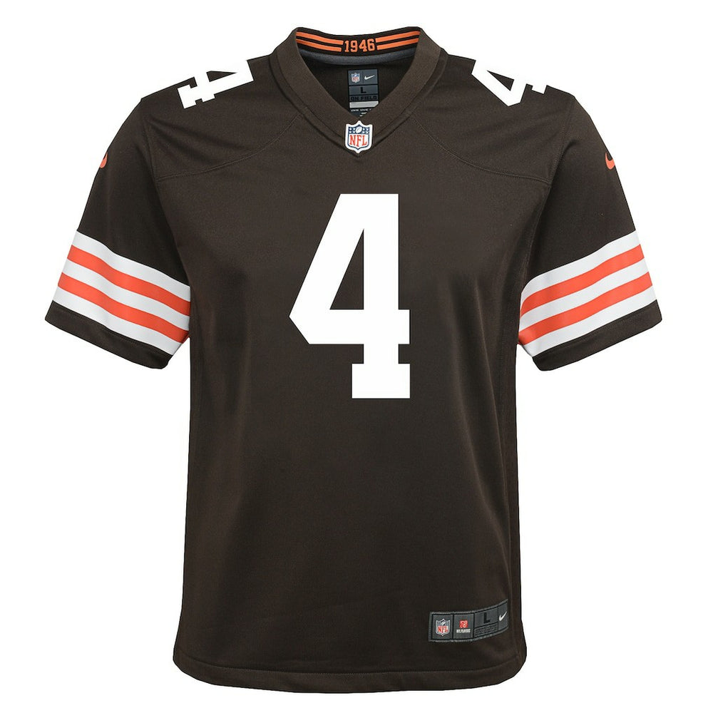 Deshaun Watson  Youth Game Jersey - Cleveland Browns Jerseys
