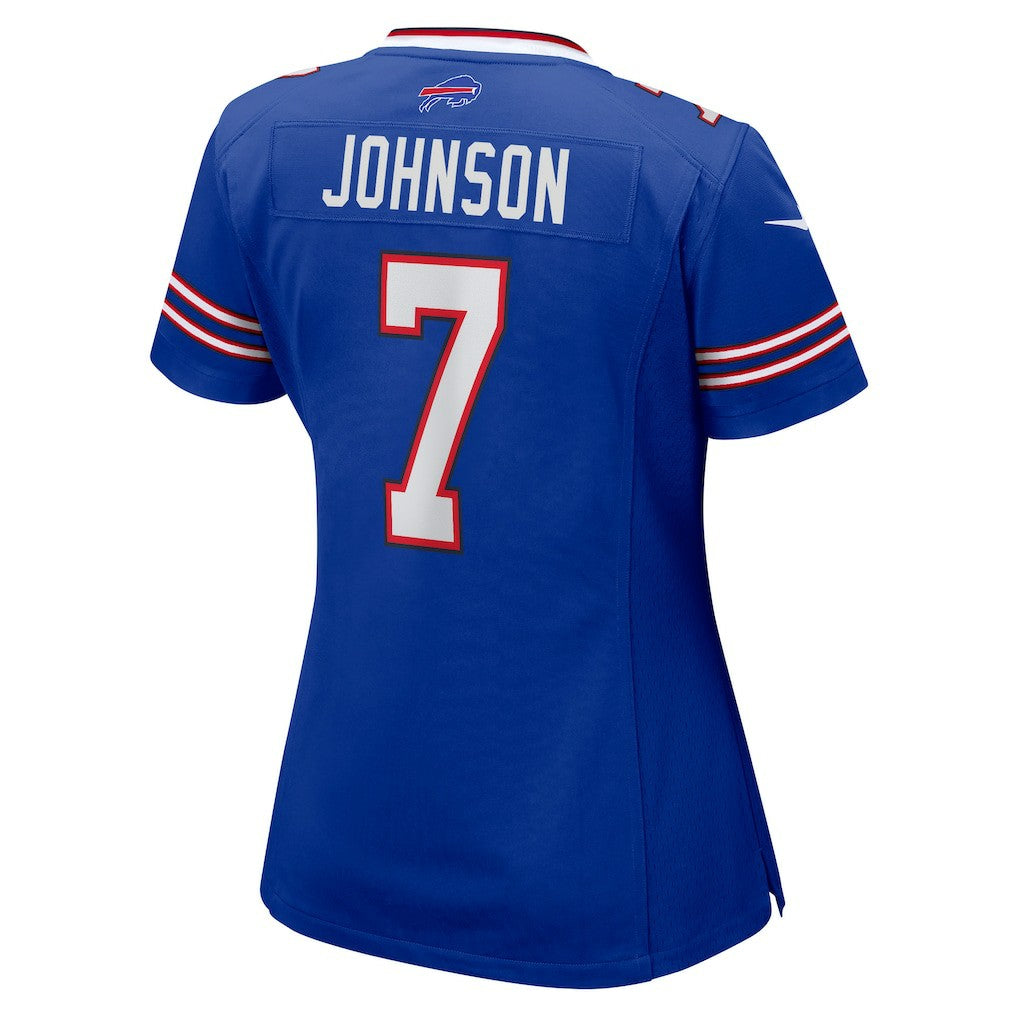 Taron Johnson  Women's Game Player Jersey - Buffalo Bills Jerseys