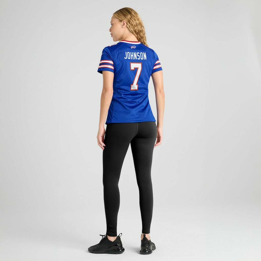 Taron Johnson  Women's Game Player Jersey - Buffalo Bills Jerseys