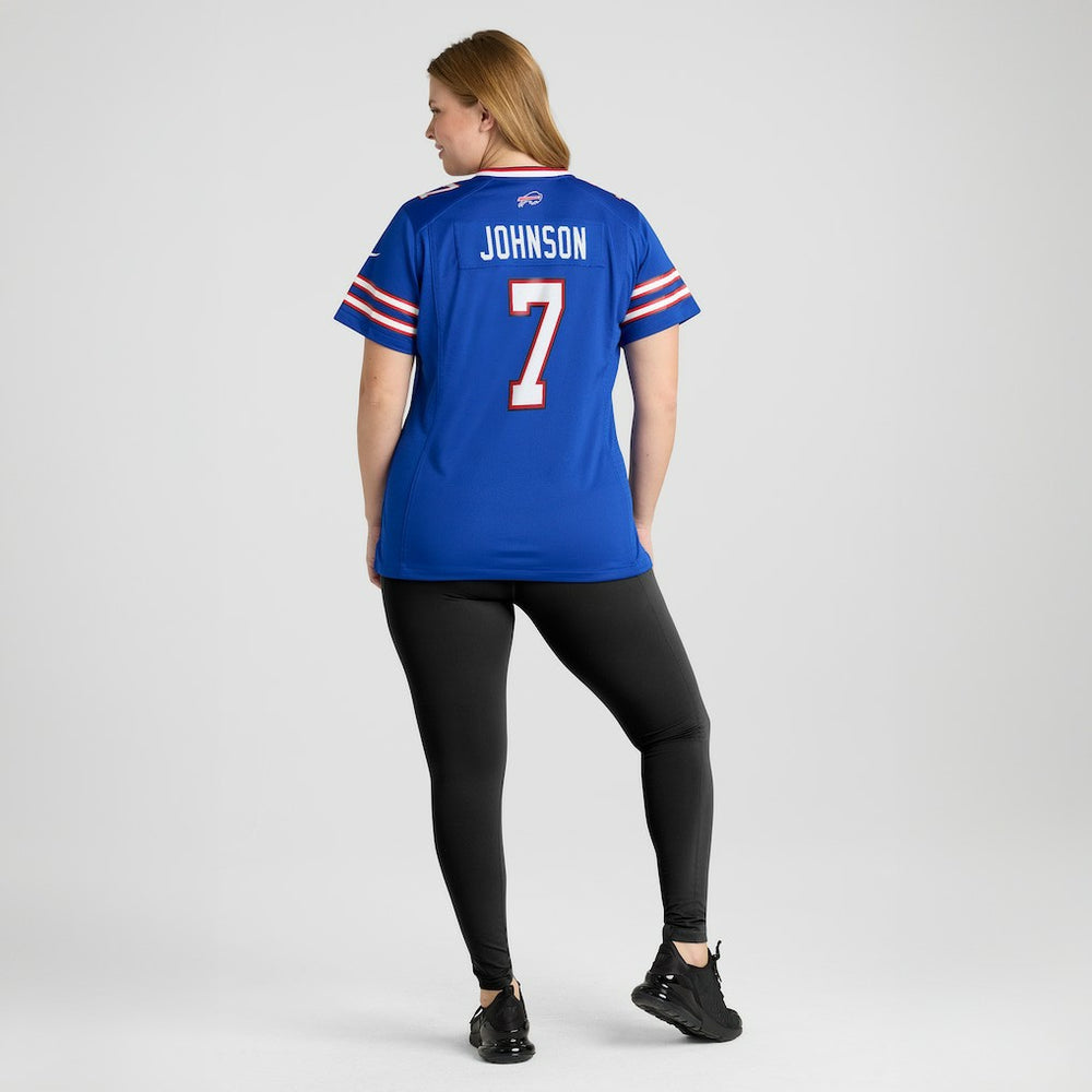 Taron Johnson  Women's Game Player Jersey - Buffalo Bills Jerseys