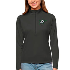 NHL Dallas Stars Antigua Women's Tribute Quarter-Zip Pullover Top