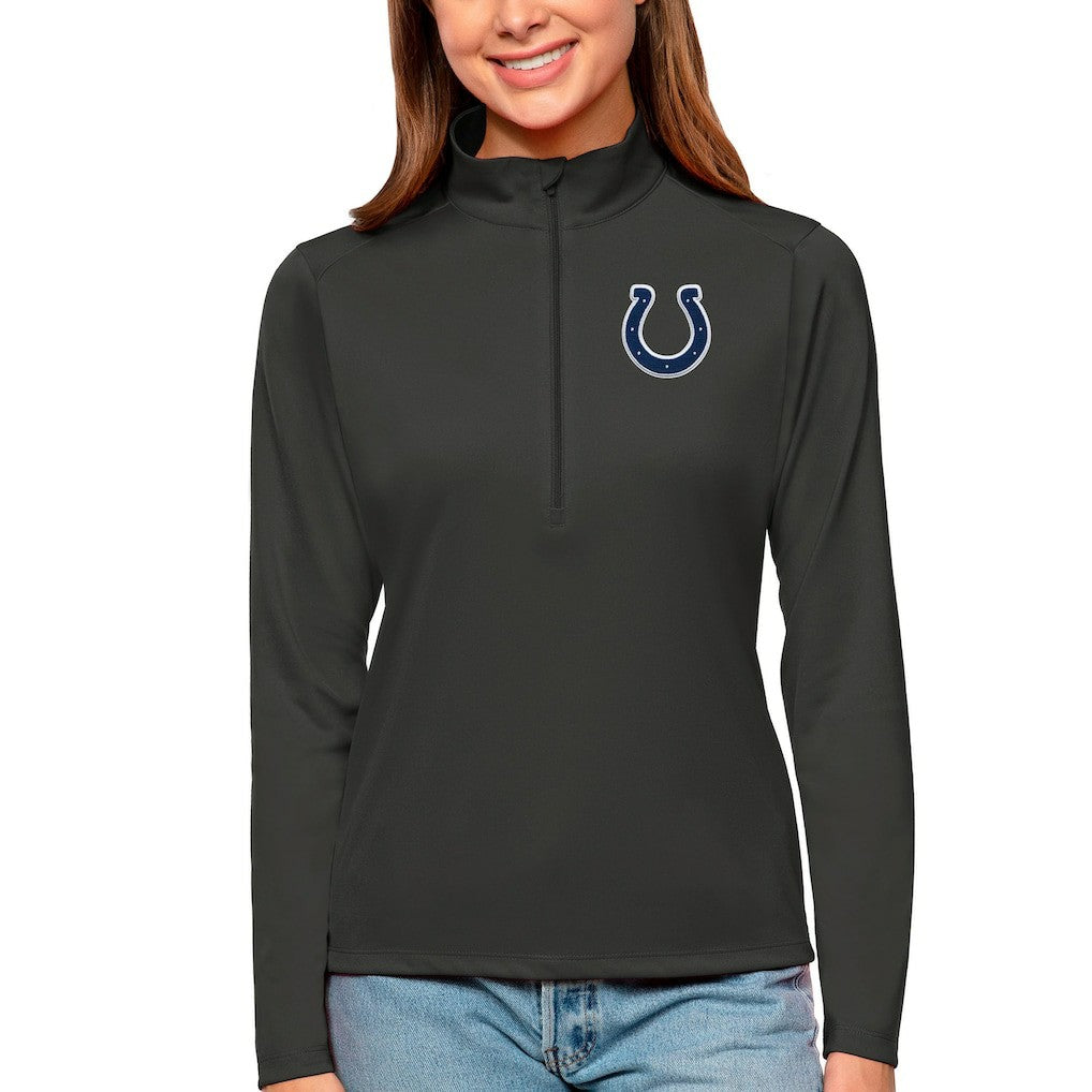 Antigua Women's Tribute Half-Zip Top - Indianapolis Colts Tops