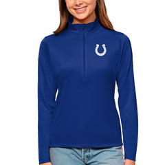Antigua Women's Tribute Half-Zip Top - Indianapolis Colts Tops