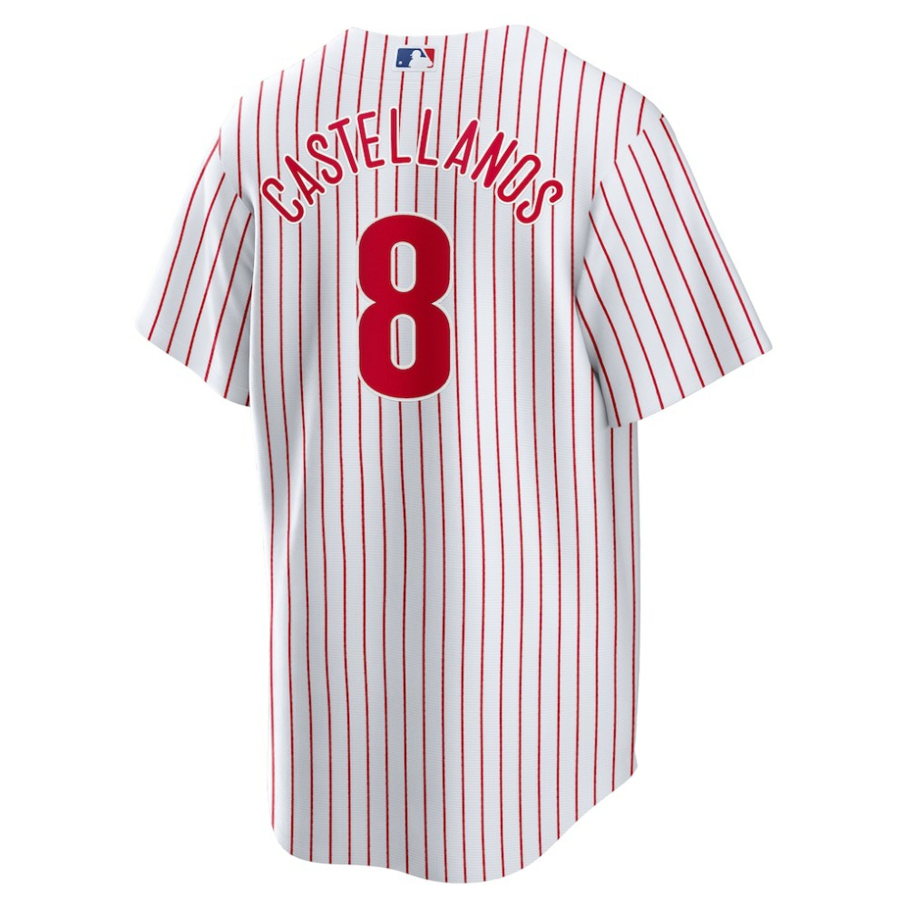 White Nick Castellanos Philadelphia Phillies Nike Replica Player Jersey