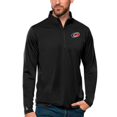 NHL Carolina Hurricanes Antigua Tribute Quarter-Zip Pullover Top