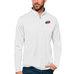 NHL Carolina Hurricanes Antigua Tribute Quarter-Zip Pullover Top