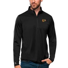 NHL Chicago Blackhawks Antigua Tribute Quarter-Zip Pullover Top
