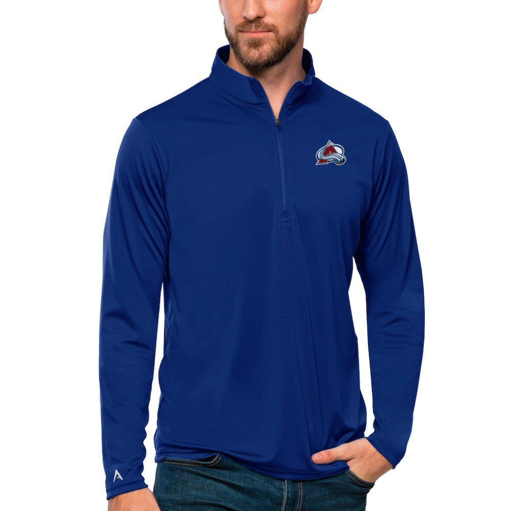 NHL Colorado Avalanche Antigua Tribute Quarter-Zip Pullover Top
