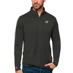 NHL Dallas Stars Antigua Tribute Quarter-Zip Pullover Top