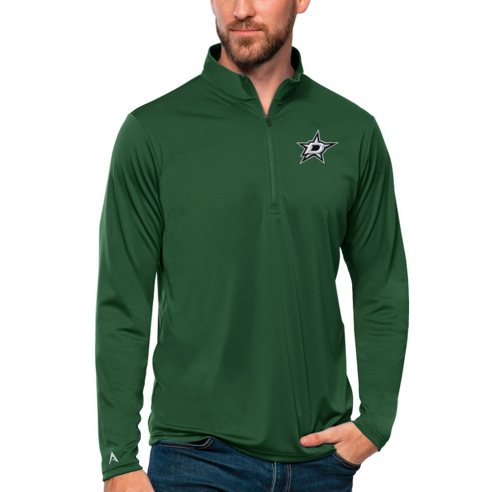 NHL Dallas Stars Antigua Tribute Quarter-Zip Pullover Top