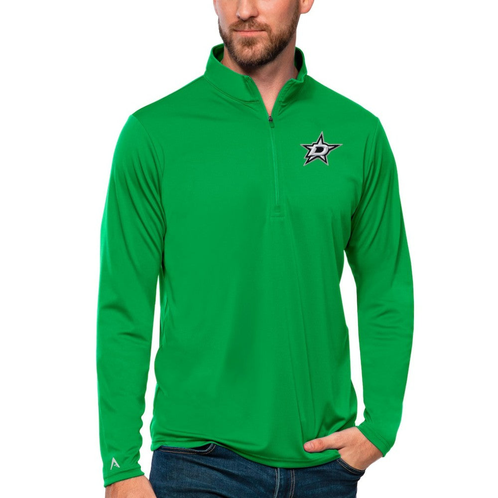 NHL Dallas Stars Antigua Tribute Quarter-Zip Pullover Top