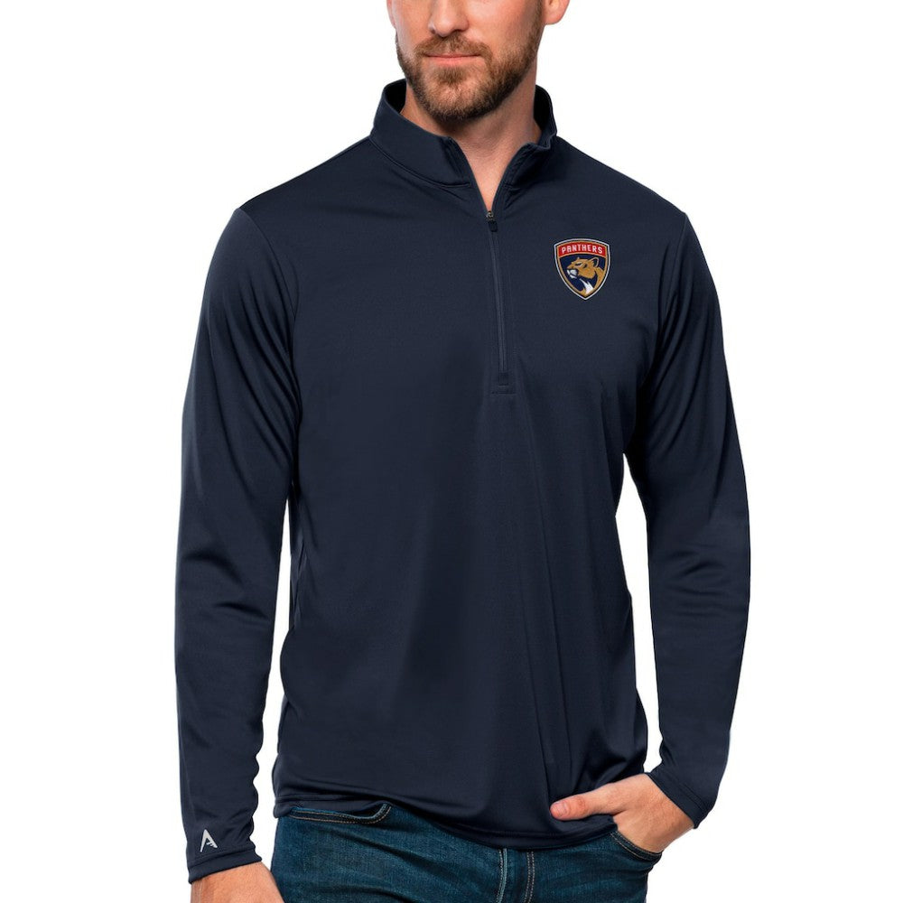 NHL Florida Panthers Antigua Tribute Quarter-Zip Pullover Top