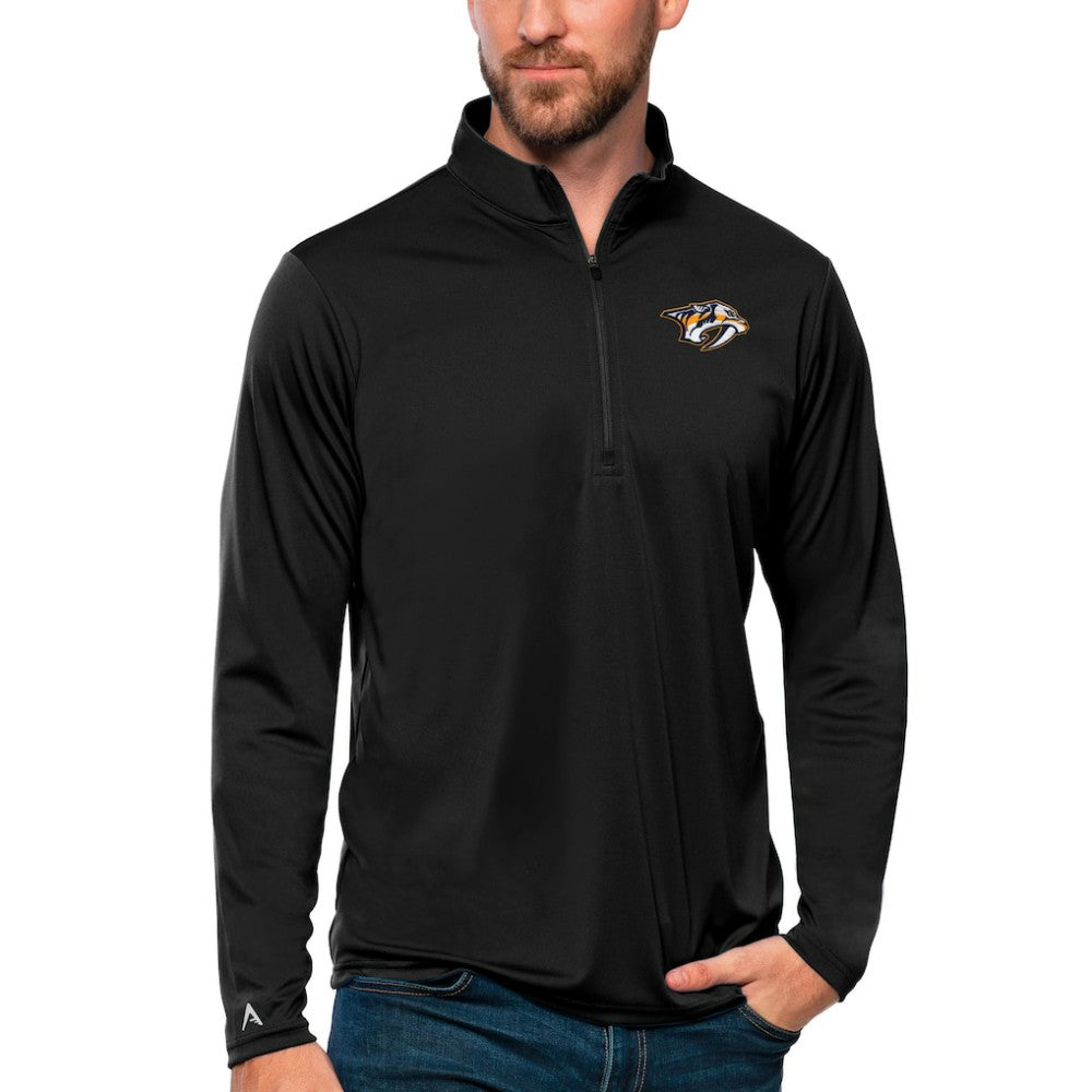 NHL Nashville Predators Antigua Tribute Quarter-Zip Pullover Top