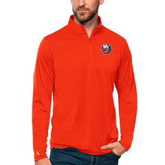 NHL New York Islanders Antigua Tribute Quarter-Zip Pullover Top