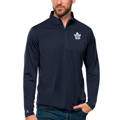 NHL Toronto Maple Leafs Antigua Tribute Quarter-Zip Pullover Top