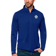 NHL Toronto Maple Leafs Antigua Tribute Quarter-Zip Pullover Top