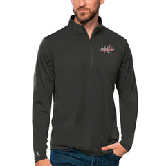 NHL Washington Capitals Antigua Tribute Quarter-Zip Pullover Top