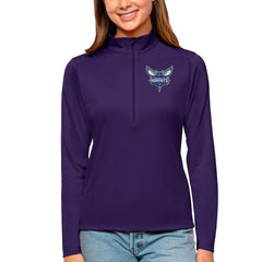 Charlotte Hornets Antigua Women's Tribute Half-Zip Top