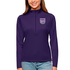 Sacramento Kings Antigua Women's Tribute Half-Zip Top