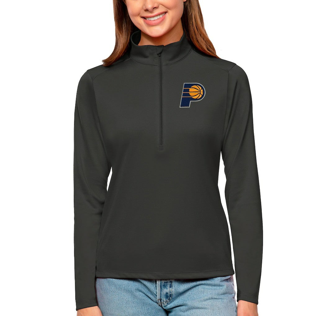 Indiana Pacers Antigua Women's Tribute Half-Zip Top