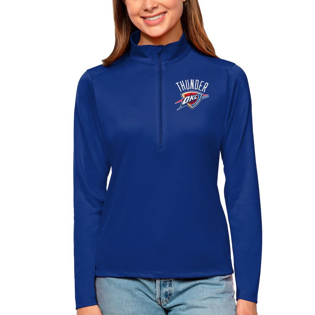 Oklahoma City Thunder Antigua Women's Tribute Half-Zip Top