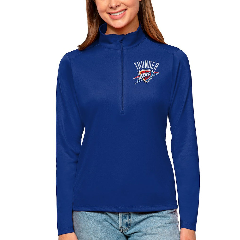 Oklahoma City Thunder Antigua Women's Tribute Half-Zip Top
