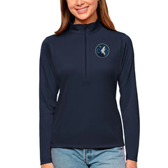 Minnesota Timberwolves Antigua Women's Tribute Half-Zip Top