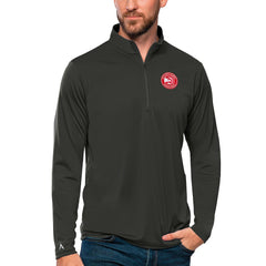 Atlanta Hawks Antigua Tribute Quarter-Zip Pullover Top