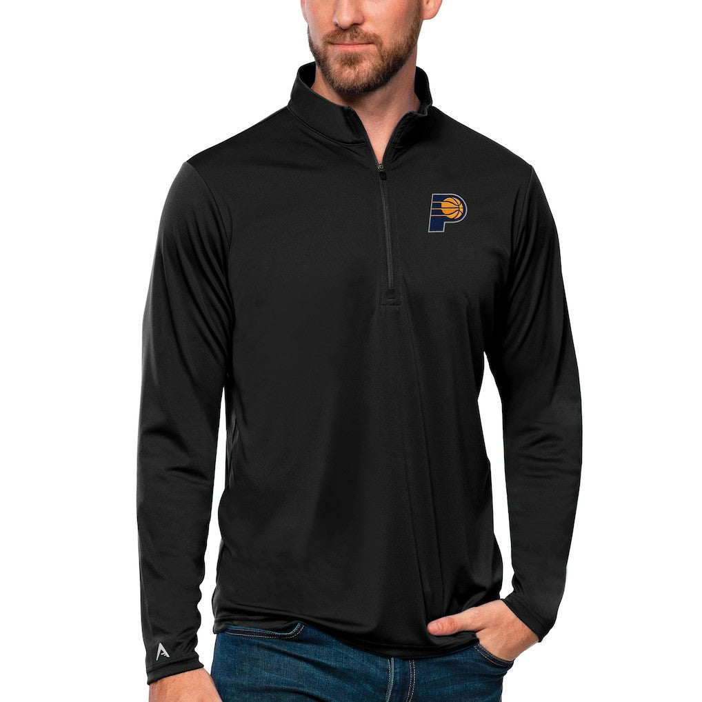 Indiana Pacers Antigua Tribute Quarter-Zip Pullover Top