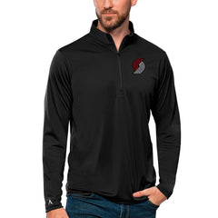 Portland Trail Blazers Antigua Tribute Quarter-Zip Pullover Top