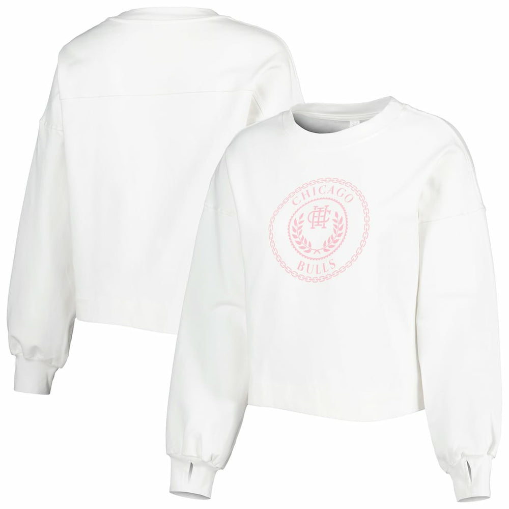 Chicago Bulls Lusso Women's Lola Ball and Chain Pullover Sweatshirt