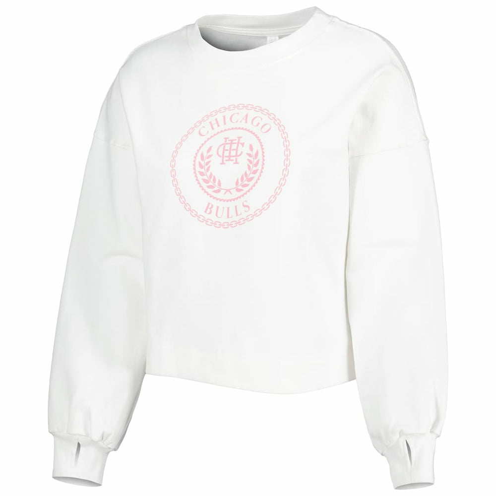 Chicago Bulls Lusso Women's Lola Ball and Chain Pullover Sweatshirt