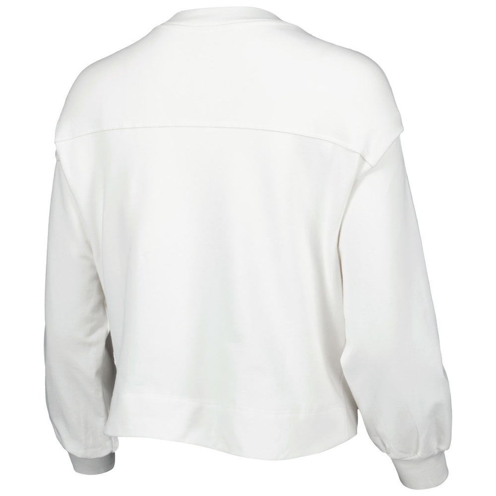 Los Angeles Lakers Lusso Women's Lola Ball and Chain Pullover Sweatshirt