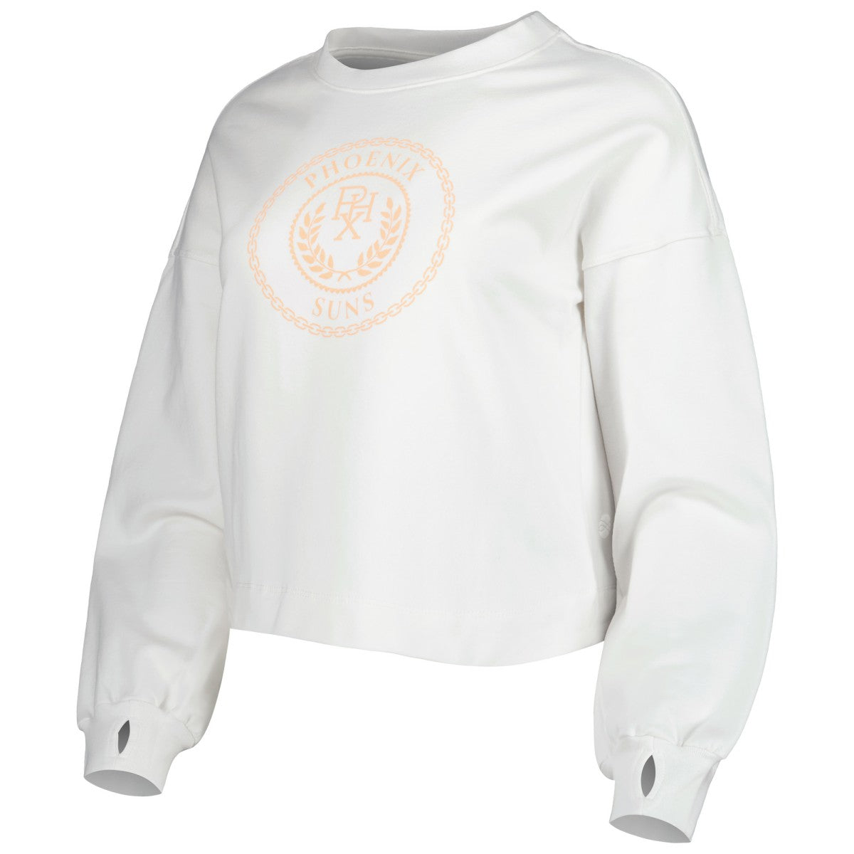 Phoenix Suns Lusso Women's Lola Ball and Chain Pullover Sweatshirt