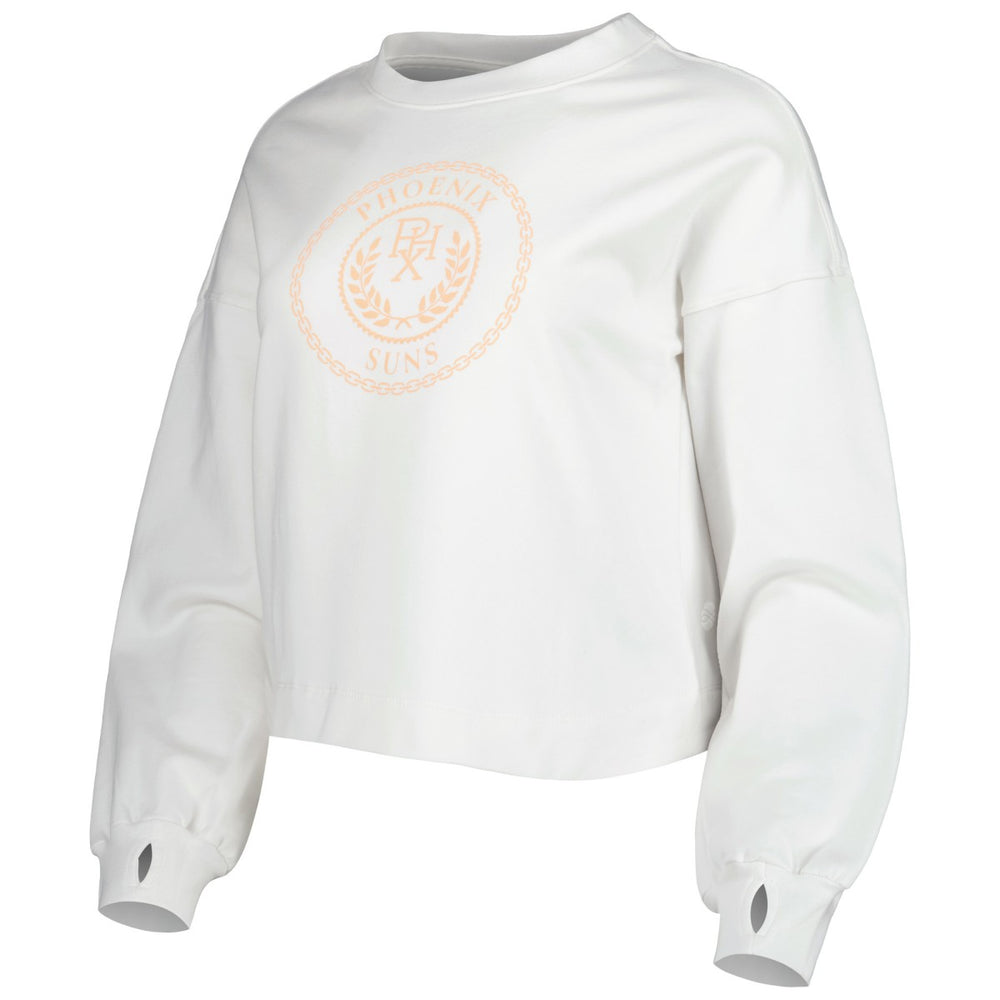 Phoenix Suns Lusso Women's Lola Ball and Chain Pullover Sweatshirt