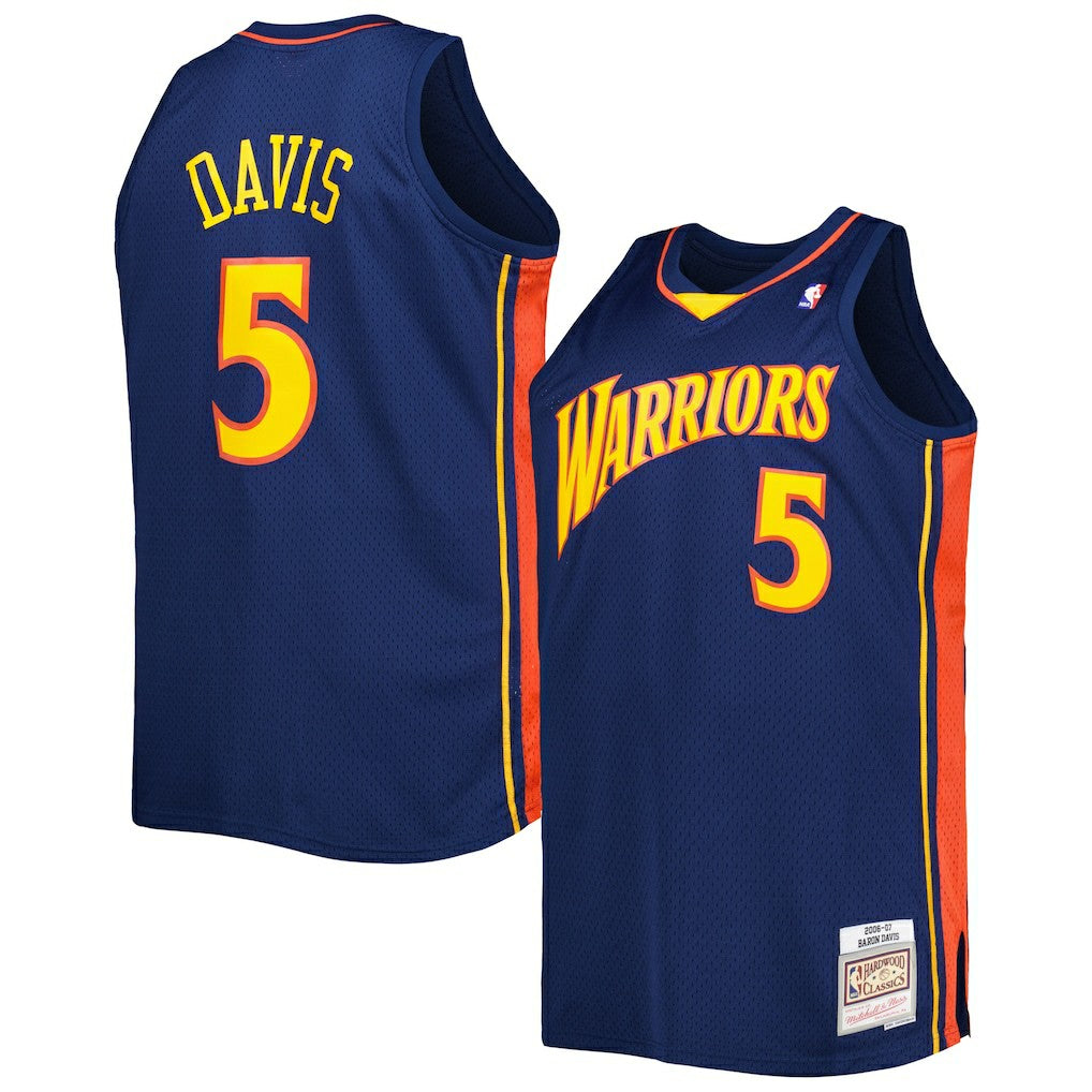 Mitchell & Ness Baron Davis Golden State Warriors Big & Tall Hardwood Classics 2006/07 Swingman Jersey sale