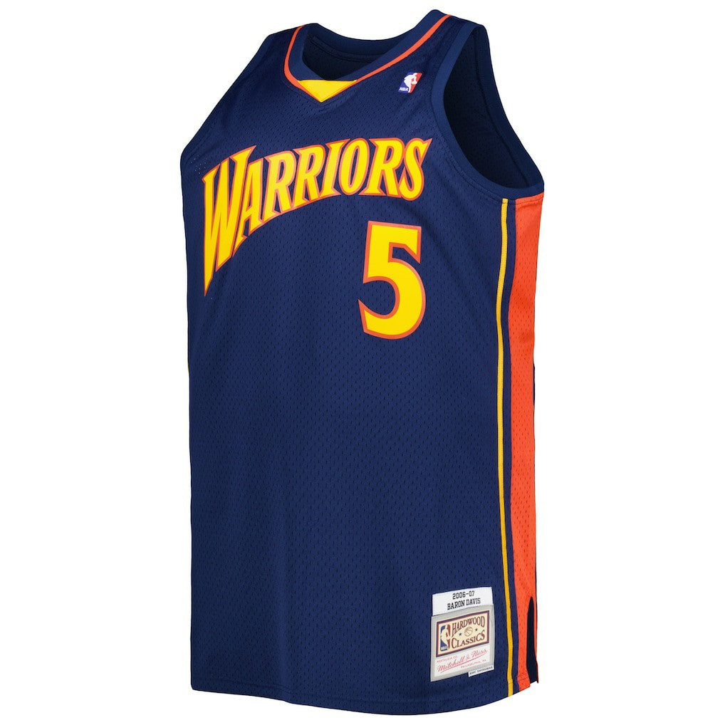 Mitchell & Ness Baron Davis Golden State Warriors Big & Tall Hardwood Classics 2006/07 Swingman Jersey sale